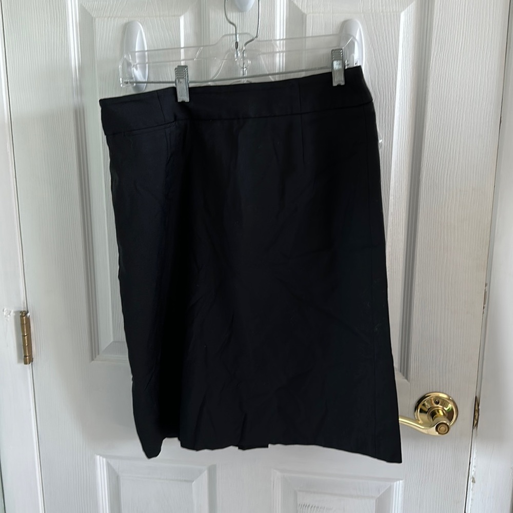 Basic black pencil skirt